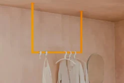 Metallbude Praktisch Im Flur-Kleiderstange Rubi 60x100 Mango