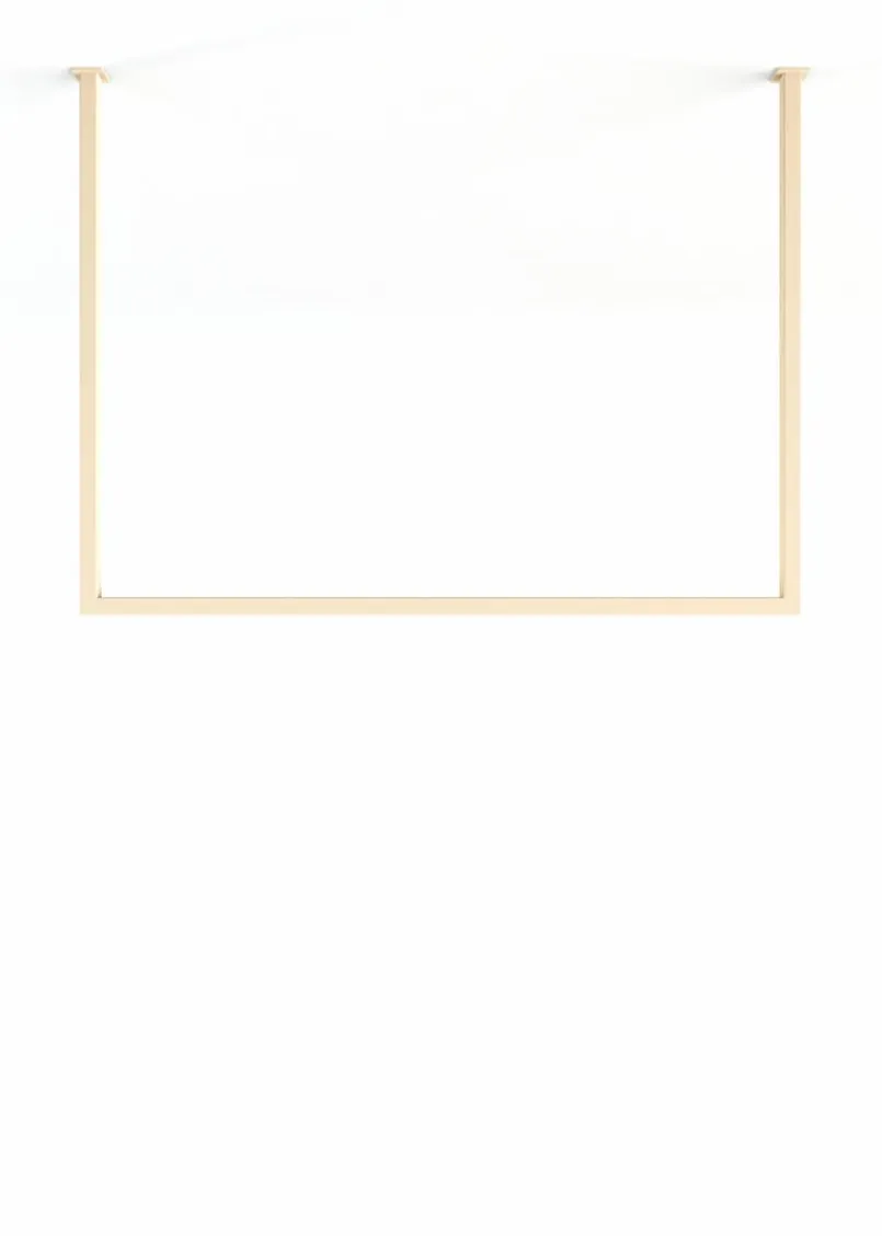 Metallbude Praktisch Im Flur-Kleiderstange Rubi 60x120 Cashew