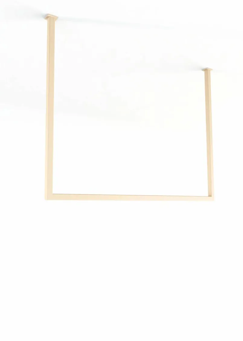 Metallbude Praktisch Im Flur-Kleiderstange Rubi 60x120 Cashew