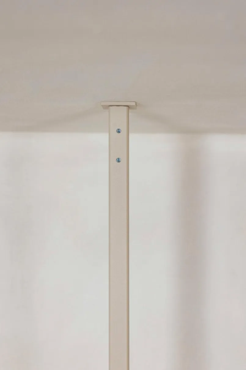 Metallbude Praktisch Im Flur-Kleiderstange Rubi 60x120 Cashew