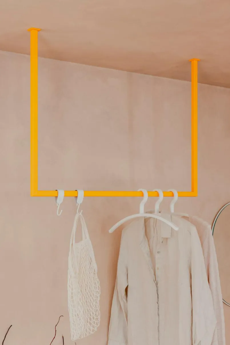 Praktisch Im Flur|Metallbude Kleiderstange Rubi 80x100 Mango
