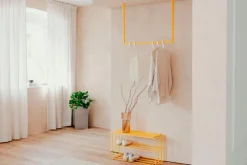 Praktisch Im Flur|Metallbude Kleiderstange Rubi 80x100 Mango