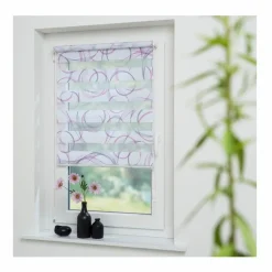Liedeco Vorhänge & Gardinen-Klemmfix Duo-Rollo Mini 90 x 160 cm Pink