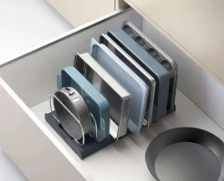 Joseph Joseph Halterungen-Kochgeschirr-Organizer DrawerStore Anthracite