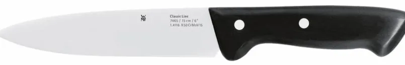 WMF Schneidwaren-Kochmesser Classic Line 15 cm Schwarz