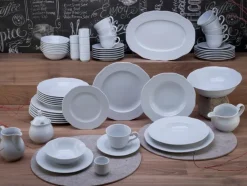 Geschirr|CreaTable Kombiservice Arianne 61tlg. Weiß