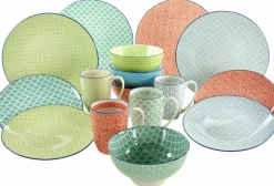 Kombiservice Mediterran 16tlg.<CreaTable Hot