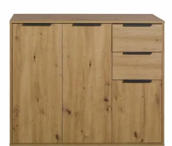 Composad Büroschränke & Regale-Kommode Espresso Eiche Artisan