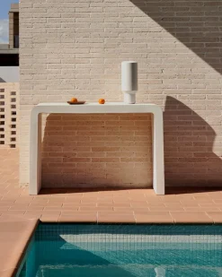 Kave Home Servierwagen & Outdoormöbel|Konsolentische-Konsole Aiguablava Weiß