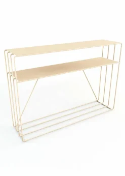 Konsolentische|Metallbude Konsolentisch Ria Cashew