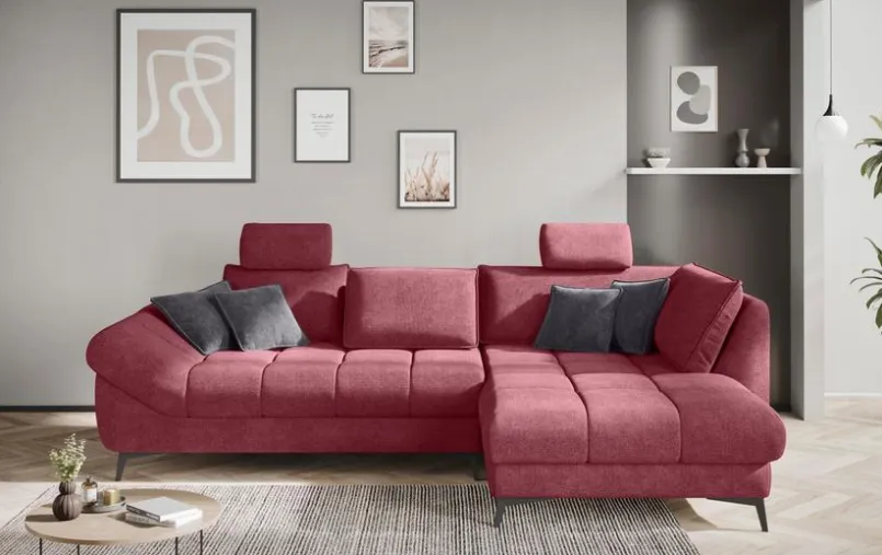 SOMETA Sofas & Couches-Kopfstütze Atlanta Rosso