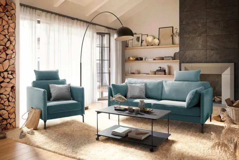 BOOOM Sofas & Couches-Kopfstütze Brandon Lagoon