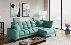 Sofas & Couches|SOMETA Kopfstütze Flow de Luxe Petrol