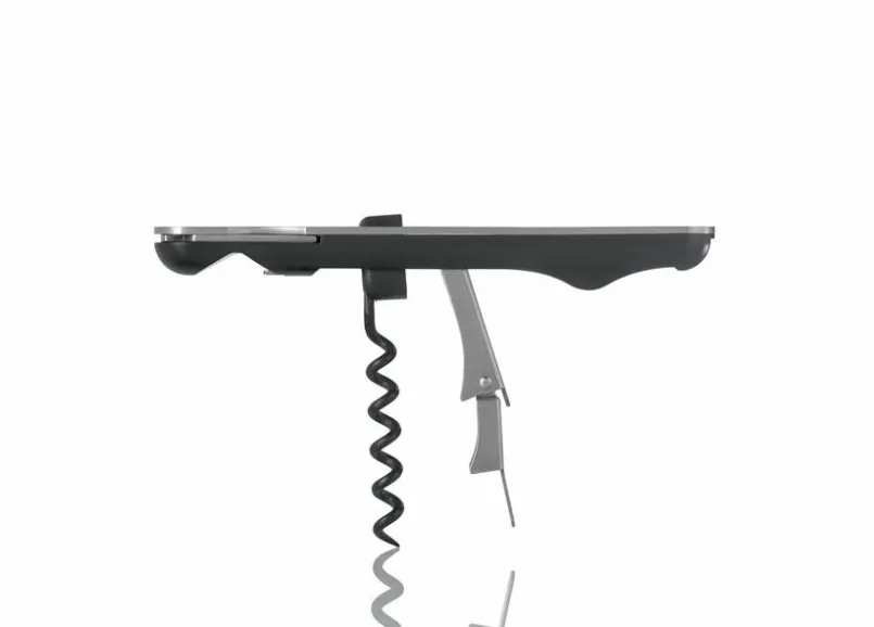 AdHoc Bar- & Weinzubehör-Korkenzieher PushPull Silber