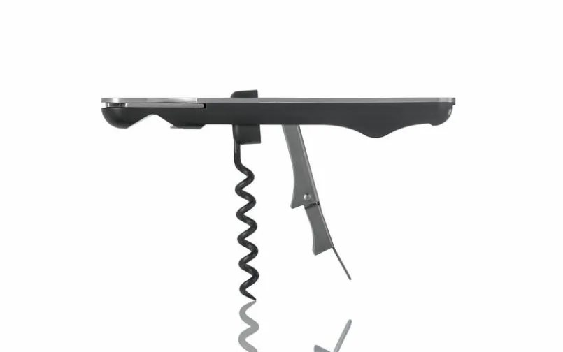 AdHoc Bar- & Weinzubehör-Korkenzieher PushPull Silber