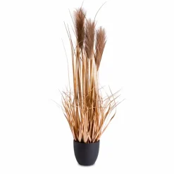 Gräser-Kunstpflanze Schilfgras 81 cm Gold