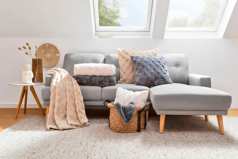 Kuscheldecken|Decken|Collection Noblesse Kuscheldecke 150 x 200 cm Grau