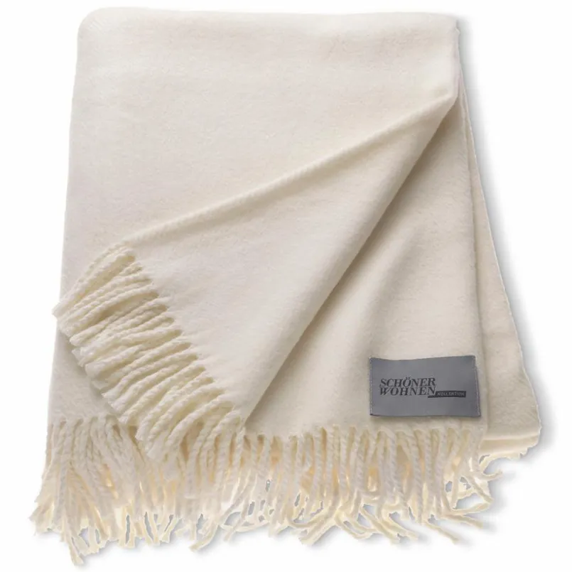 SCHÖNER WOHNEN-Kollektion Kuscheldecken|Decken-Kuscheldecke Basic 140 x 200 cm Creme