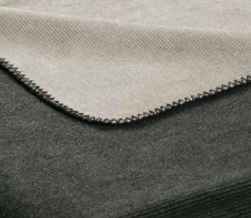 Kuscheldecken|Decken|Biederlack Kuscheldecke Melange 150 x 200 cm Anthrazit / Silber