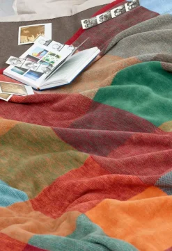 Biederlack Kuscheldecken|Decken-Kuscheldecke Squares & Plains 150x200 cm Rot