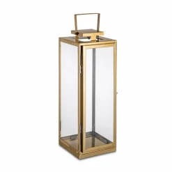 Laternen|Laternen-Laterne 39 cm Gold