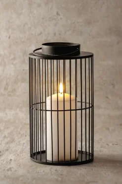 Leonardo Leuchtobjekte|Laternen-Laterne LED 26,5 cm Schwarz