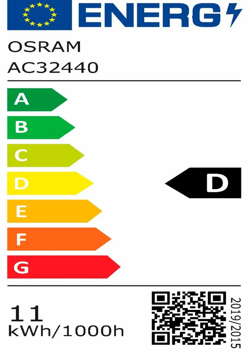 Osram E27-LED Birne, matt E27/10 Watt/Energie D Weiß