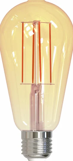 MÜLLER-LICHT E27-LED Retrolampe E27/6,5Watt/Energie F Gold