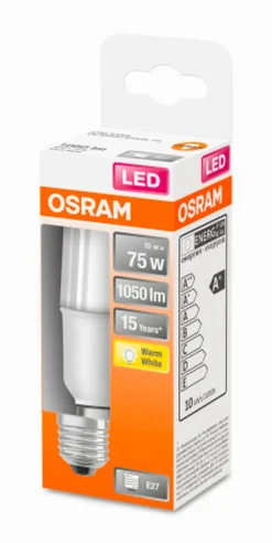 Osram E27-LED Röhre E27/10 Watt/Energie E Transparent