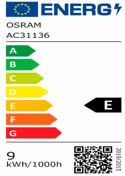 Osram E27-LED Röhre E27/10 Watt/Energie E Transparent