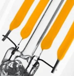 E14|Osram LED Röhre E14/4,2 Watt/Energie E Transparent