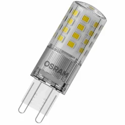 G9|Osram LED Stiftsockellampe G9/ 4,4 Watt/ Energie E Transparent