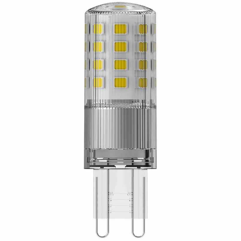 G9|Osram LED Stiftsockellampe G9/ 4,4 Watt/ Energie E Transparent
