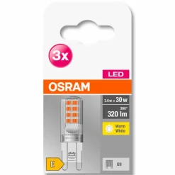 LED Stiftsockellampe G9/2,6 Watt/Energie E<Osram Best
