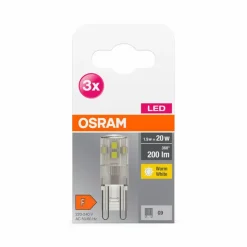 Osram G9-LED Stiftsockellampe G9/1,9 Watt/Energie F Transparent