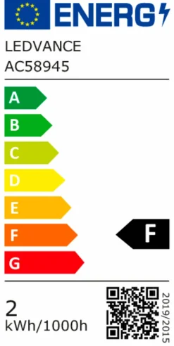 Osram G9-LED Stiftsockellampe G9/1,9 Watt/Energie F Transparent