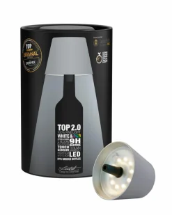 Sompex Lichterketten & Dekoleuchten|Lichterketten & Dekoleuchten-LED-Akku-Flaschenaufsatz Top 2.0 Grau
