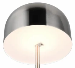 Reality Leuchten Stehlampen-LED-Akkustehlampe Jeff Nickel matt