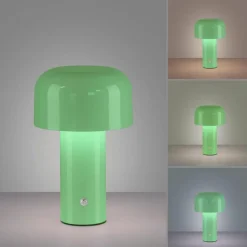 JUST LIGHT. Tischlampen-LED-Akkutischleuchte Agnes Grün
