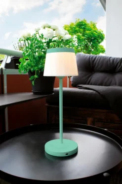 Außentischleuchten|Außentischleuchten|DesignLive LED-Akkutischleuchte Eva Grün