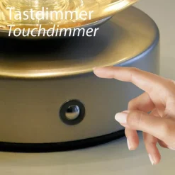 LED-Akkutischleuchte Fadas<Paul Neuhaus Best