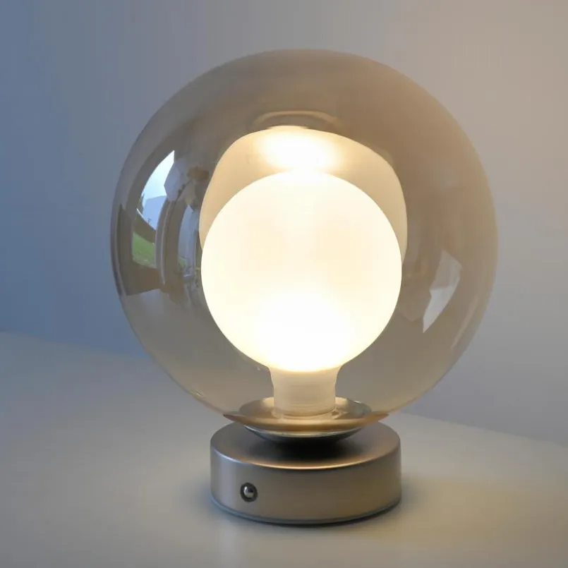 Paul Neuhaus Tischlampen-LED-Akkutischleuchte Popup Bronze