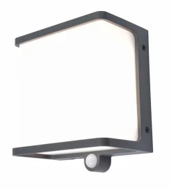 Led-Solarleuchten|Led-Solarleuchten|Lutec LED-Außensolarwandleuchte Doblo Anthrazit