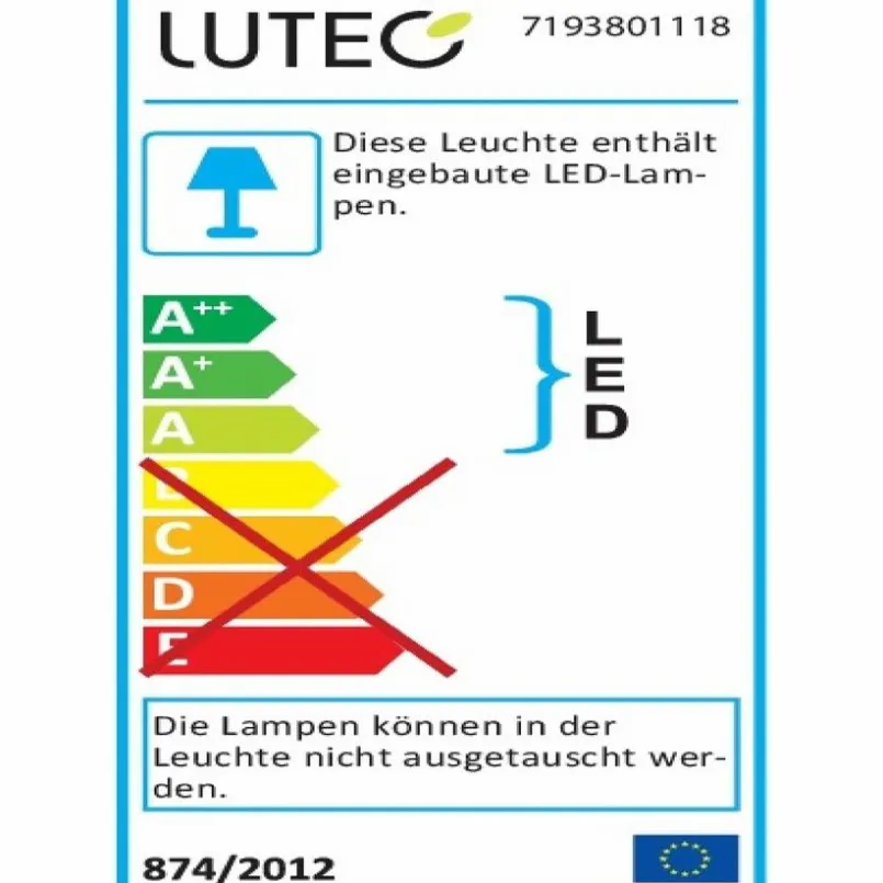 LED-Außenstehleuchte CUBA<Lutec Clearance