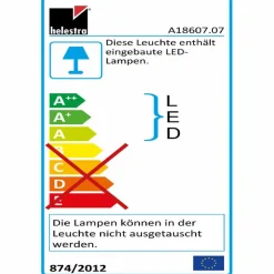 Helestra Wandleuchten-LED-Außenwandleuchte Air Weiß / Matt