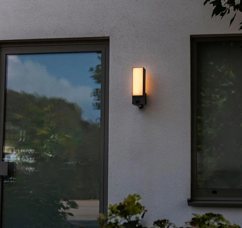 Außenwandleuchten|Außenwandleuchten|Lutec LED-Außenwandleuchte Cuba Anthrazit