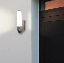 Außenwandleuchten|Außenwandleuchten|Lutec LED-Außenwandleuchte Elara Edelstahl