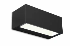 Außenwandleuchten|Außenwandleuchten|Lutec LED-Außenwandleuchte Gemini Schwarz