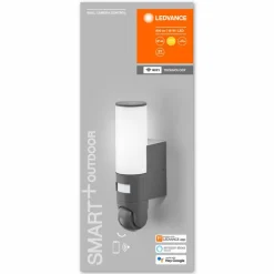 LEDVANCE Außenleuchten|Außenwandleuchten-LED-Außenwandleuchte WIFI Wall Camera Grau