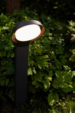 Wege- & Bodenleuchten|Wege- & Bodenleuchten|Lutec LED-Außenwegeleuchte Polo Grau